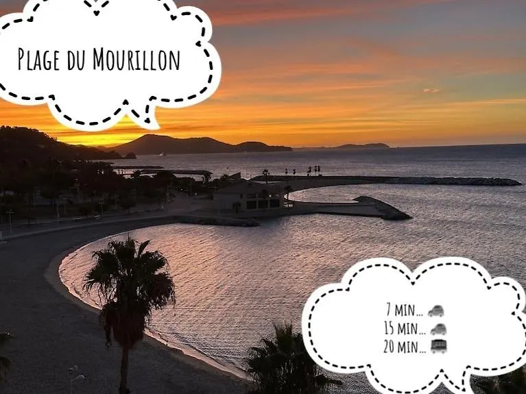 Lägenhet Toulon - Sea View And Coeur De Ville
